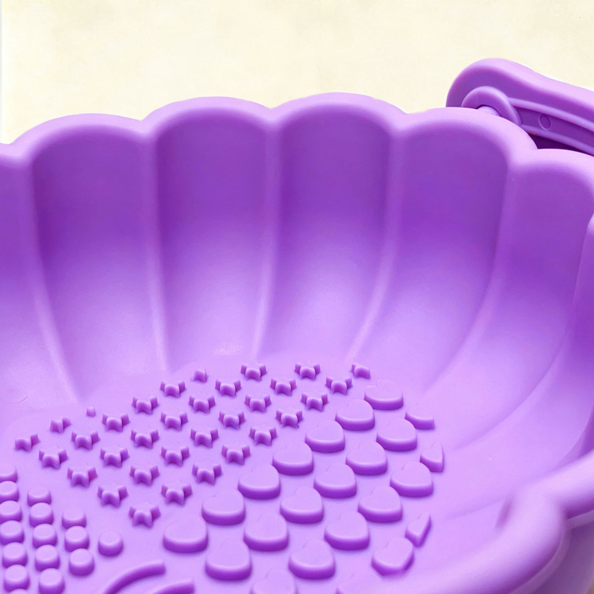 2-in-1 Floral Silicone Makeup Brush &amp; Sponge Cleaning Basket