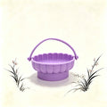 2-in-1 Floral Silicone Makeup Brush &amp; Sponge Cleaning Basket