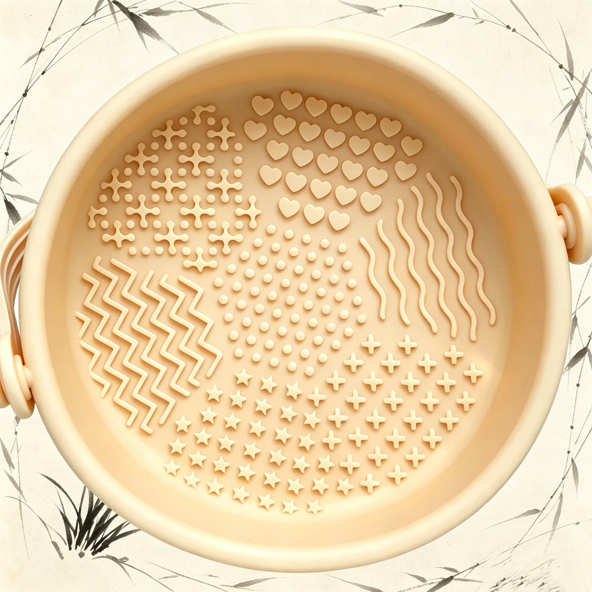 3‑in‑1 Detachable Silicone Makeup Brush Cleaning Bowl | Wash, Dry & Storage Vanity Organizer