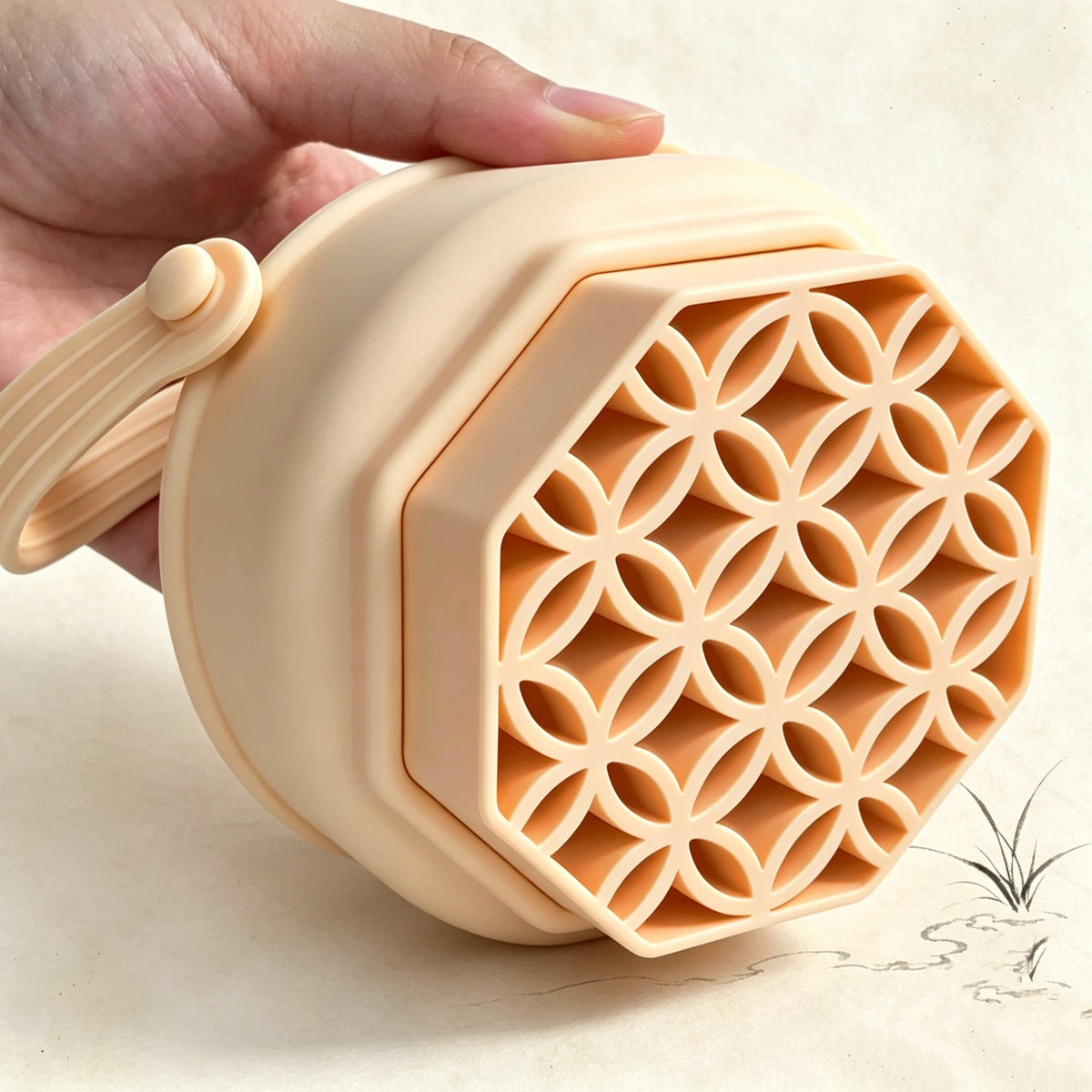 3‑in‑1 Detachable Silicone Makeup Brush Cleaning Bowl | Wash, Dry & Storage Vanity Organizer