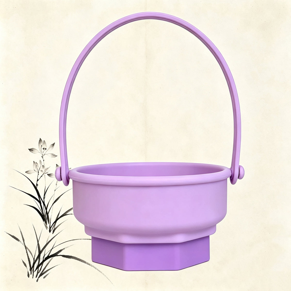 3‑in‑1 Detachable Silicone Makeup Brush Cleaning Bowl | Wash, Dry & Storage Vanity Organizer