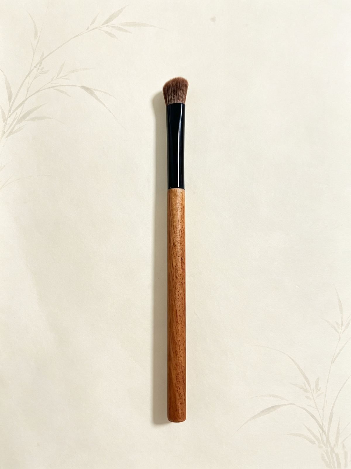 5‑Piece Premium Wooden Handle Eye Makeup Brush Set, Professional Eyeshadow Brushes