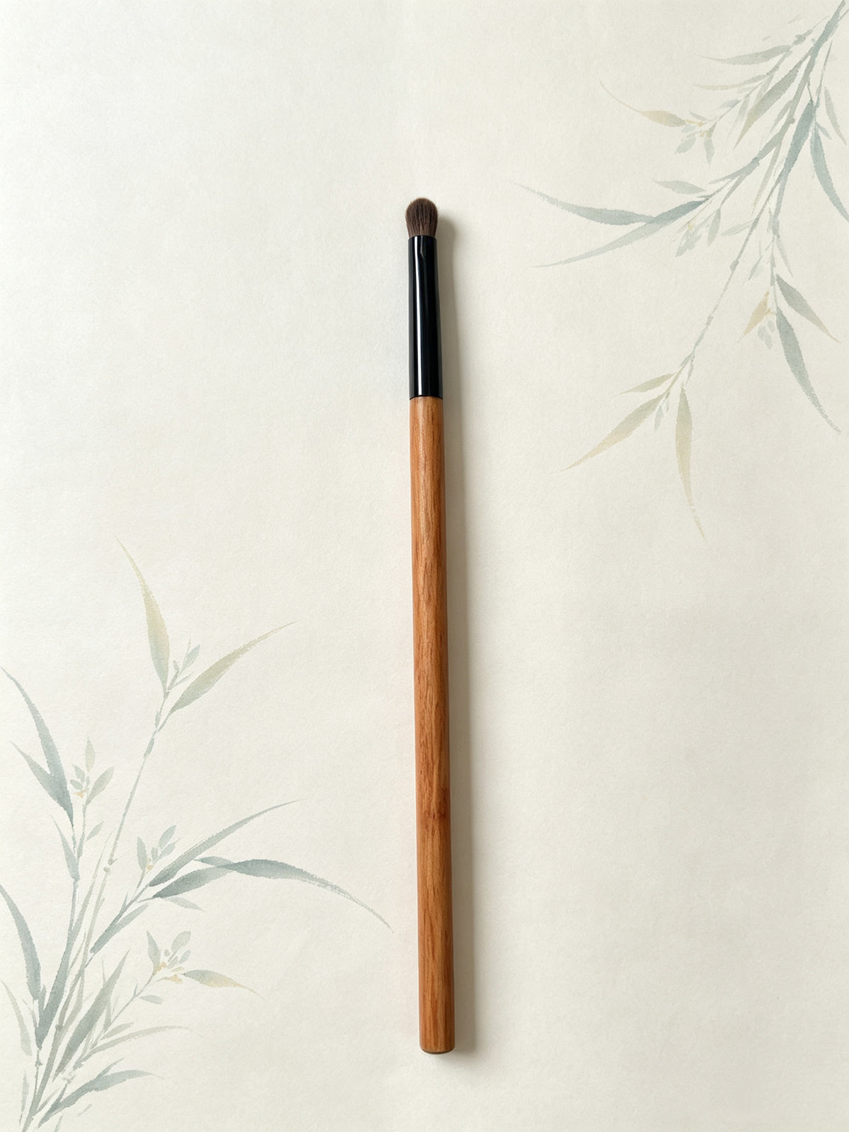 5‑Piece Premium Wooden Handle Eye Makeup Brush Set, Professional Eyeshadow Brushes